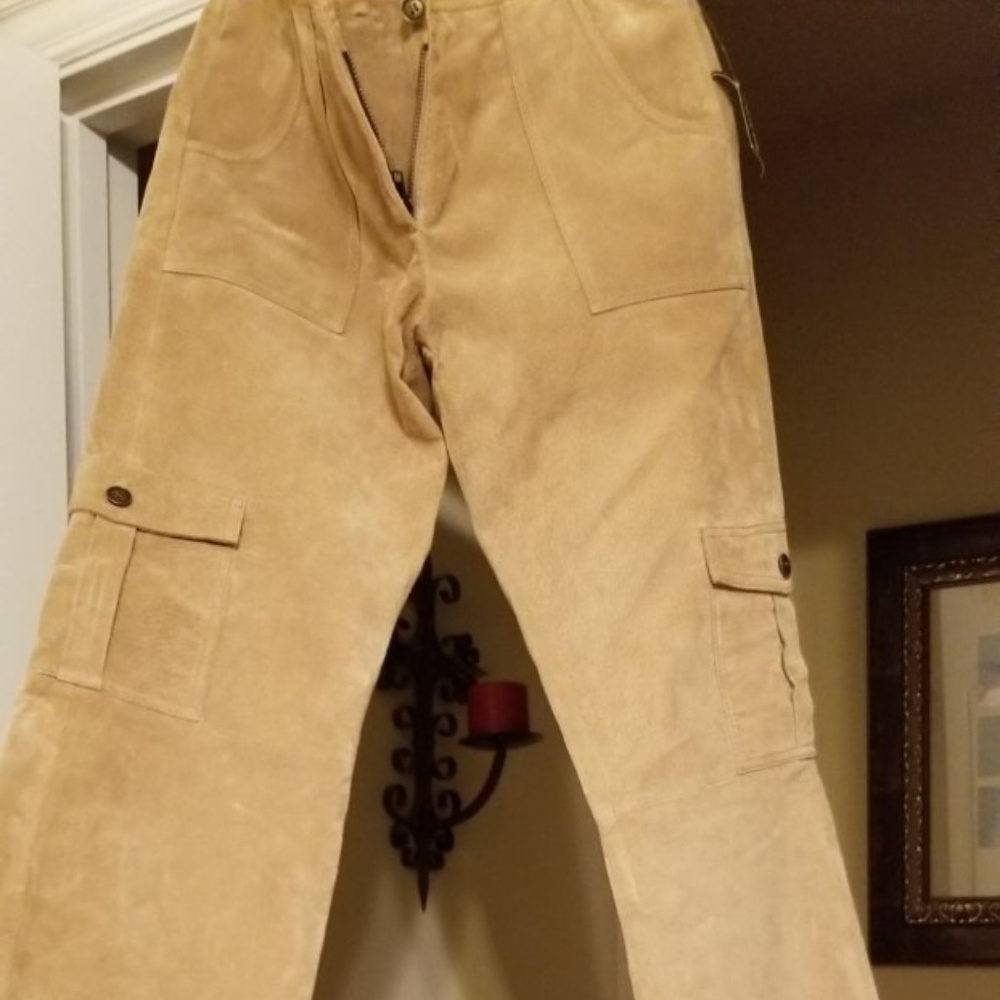 Wilsons Leather suede cargo pants